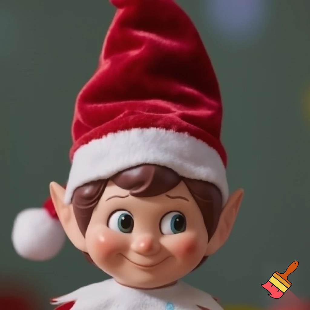Elf on the shelf Santa Claus hat velvet hat elf on the shelf hat velvet hat