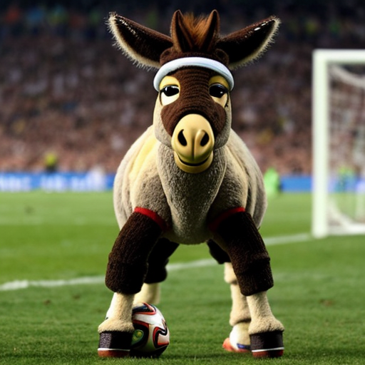 donkey winning world cup football