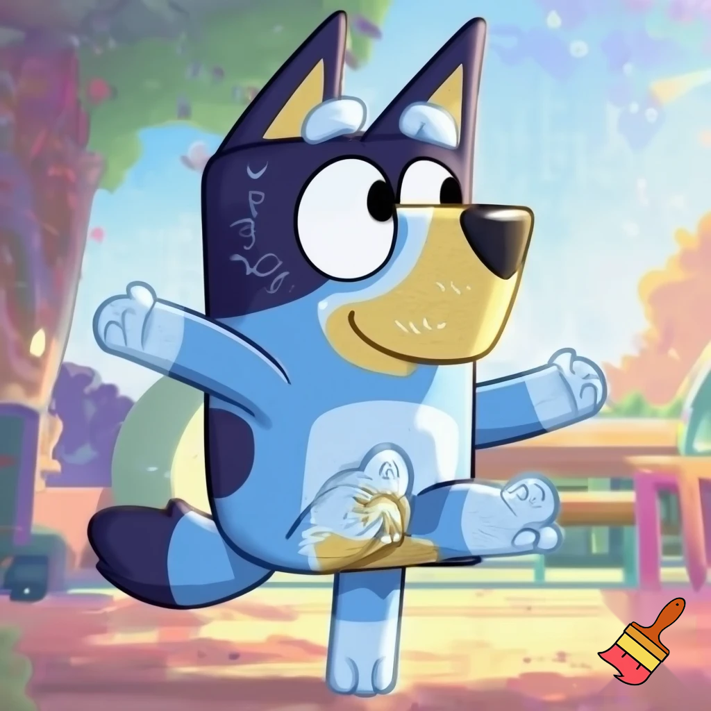 bluey dancing