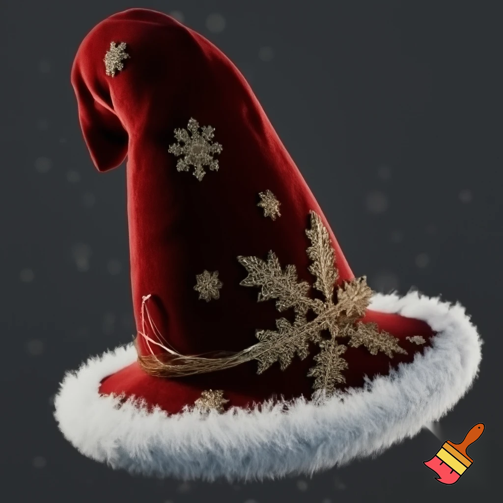 Christmas wizard hat