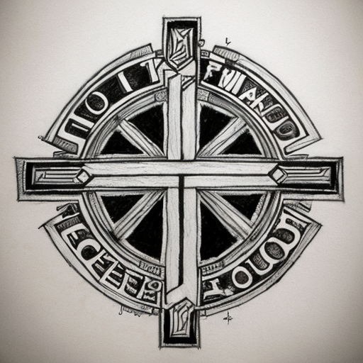 je voudrais que soit enchevêtré dans un même dessin, de façon longiligne : une croix occitane un peu stylisée, les lettre BCS dans une écriture fine, le logo du stade toulousaine, tout cela dans les tons gris avec ombrage.