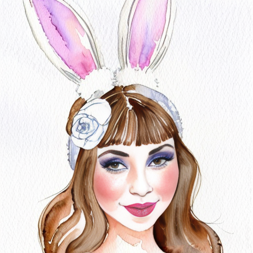 Easter bunny top hat headband, purple and white gold and silver