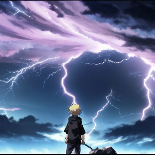 anime charachter REBELLING against WOKE and include ALOT of thunder 
emphasising there stanse on matter
