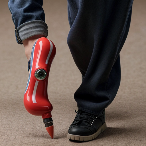 Candy walking stick walking