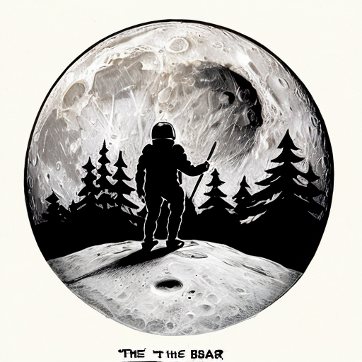 baer on the moon saying stinky bum
