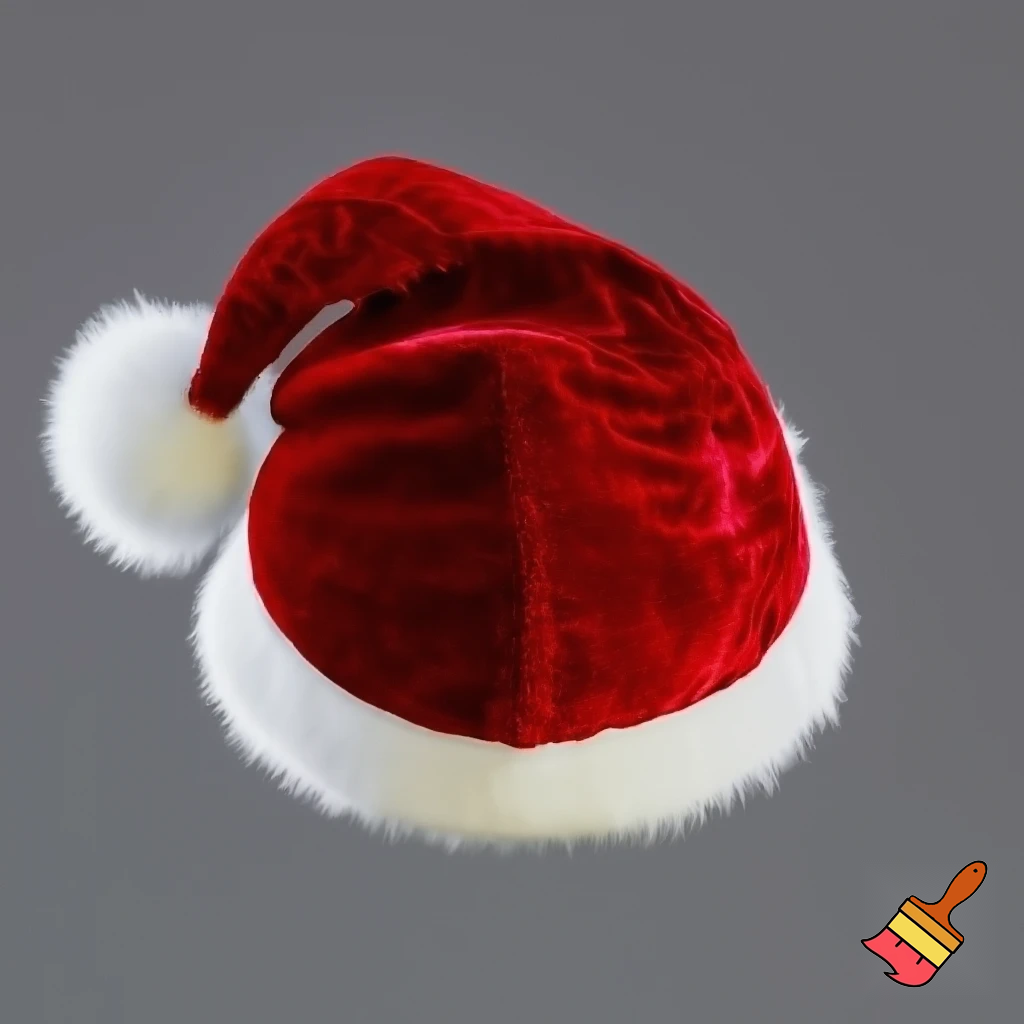 Christmas hat, Santa Claus hat velvet hat offensive hat special in delicate and Velvet