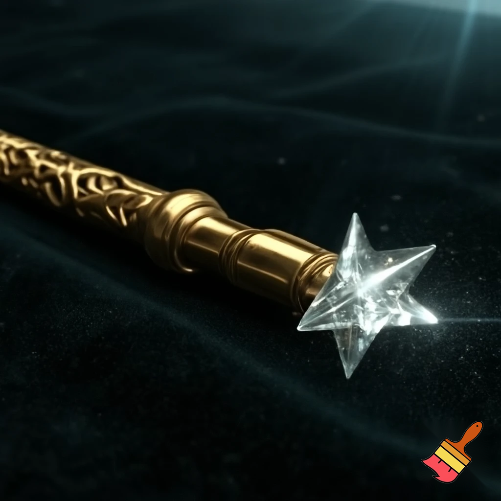 Star magic wand gold