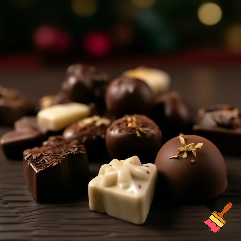 Chocolates special chocolate Christmas one