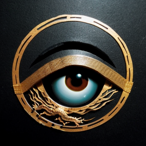 make a dragon with 300230 eyes