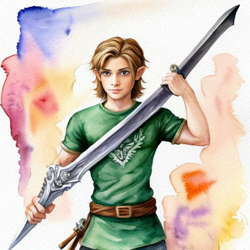 link holding the mastersword