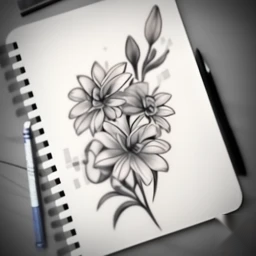 september birth flower tattoo