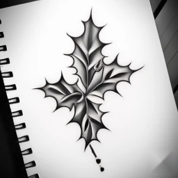 december birth flower tattoo
