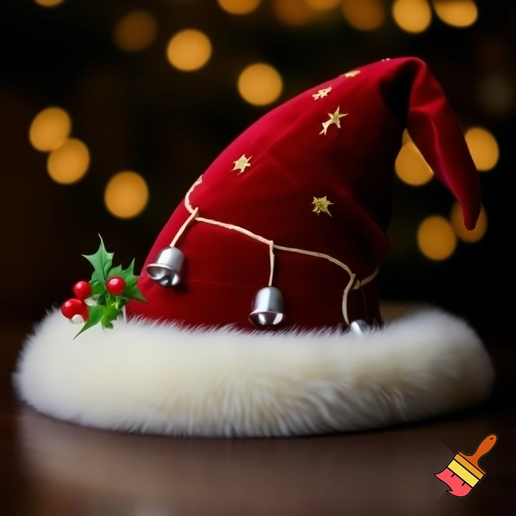 Christmas wizard hat