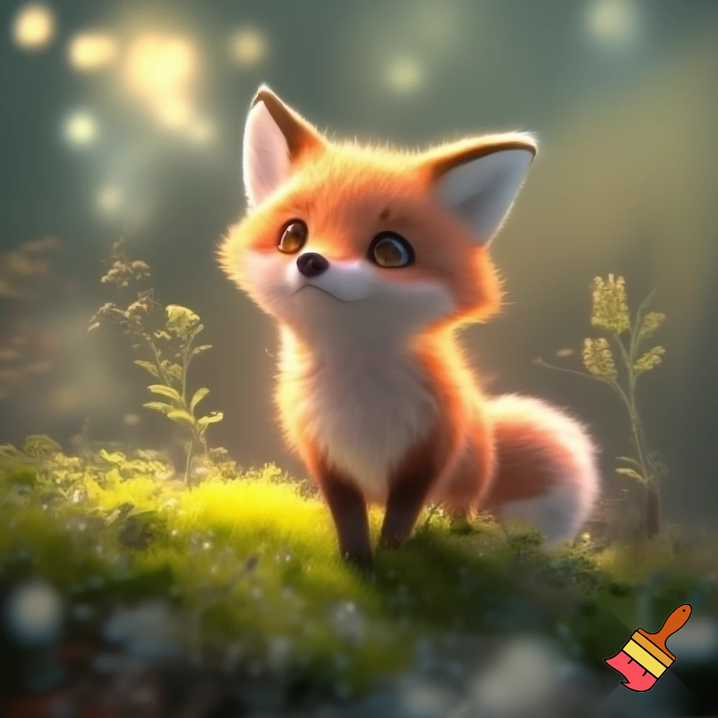 a cute fox