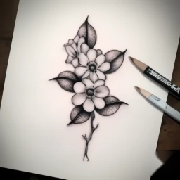 may birth flower tattoo