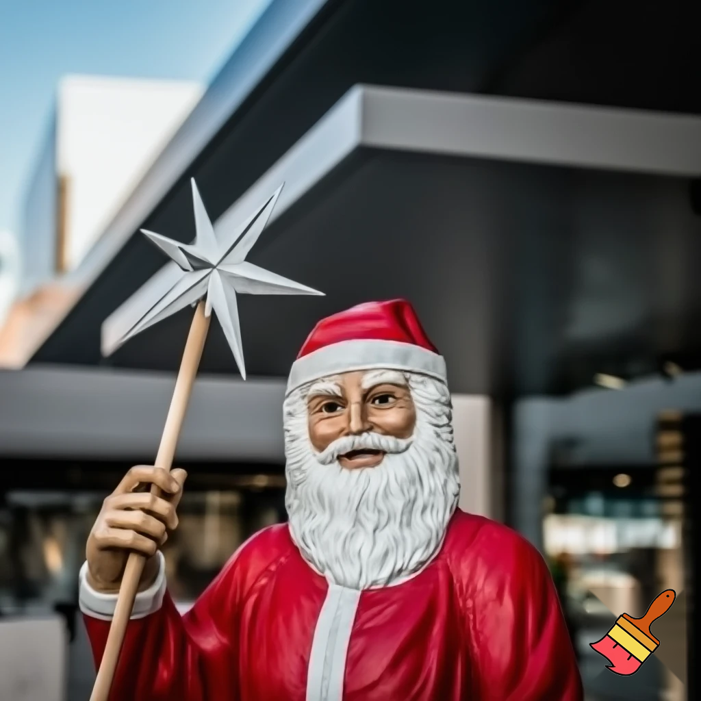 Santa Claus, Russia walking stick with the start the real Santa Claus shopping Centre in Australia
Star a star walking stick
⭐️🌟