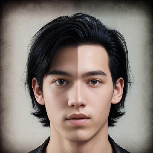 metamorph a guy with black hair