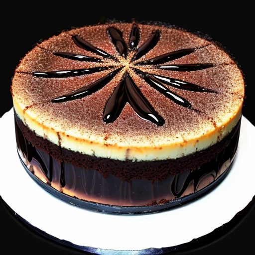 give the thing a outer space theme Galaxy Swirl Cheesecake:A cheesecake full of chocolatey goodness and flavors out of this world. It has star sprinkles and galaxy shaped twirls.  make the background outer space and make the cake more outer spacey 
 
