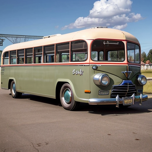 A Mack Doodlebug Bus in Town, EK (A Town That Looks Like Any Japanese, Canadian, Australian, New Zealander, and American Towns) (1949)