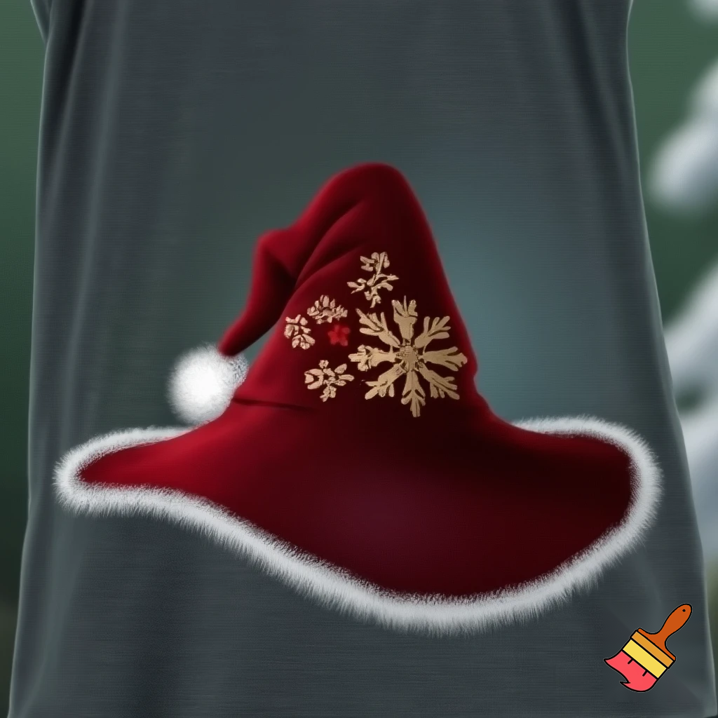 Christmas wizard hat T-shirt