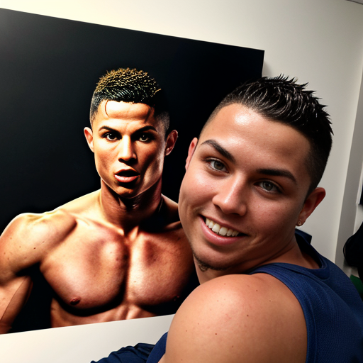Me with ronaldo
