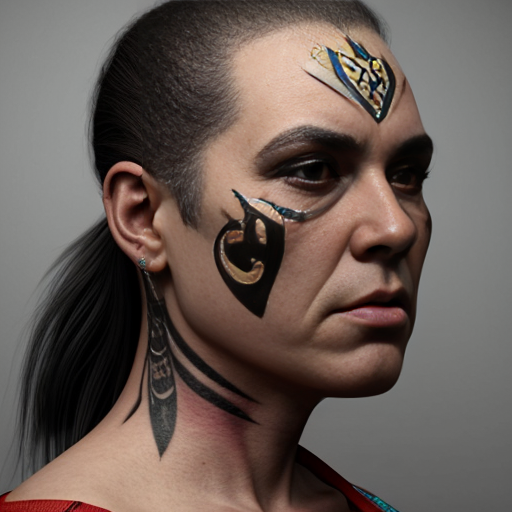 mugshot, wild pig, deadly, prisoner outfit, face tattoo, evil