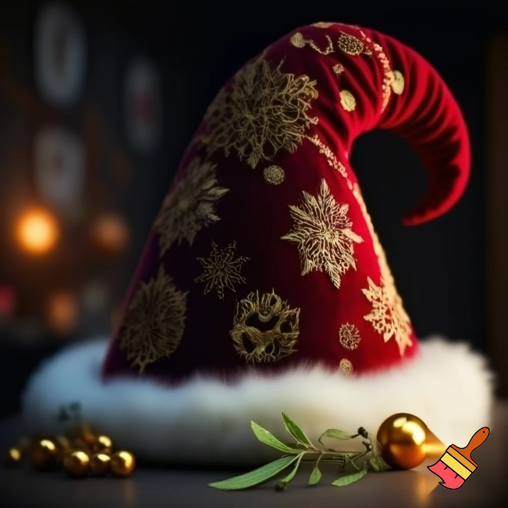 Christmas wizard hat
