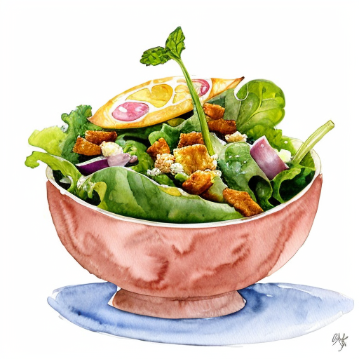 create a poster for food stall "chips-salad , lemonade" both are different food items 