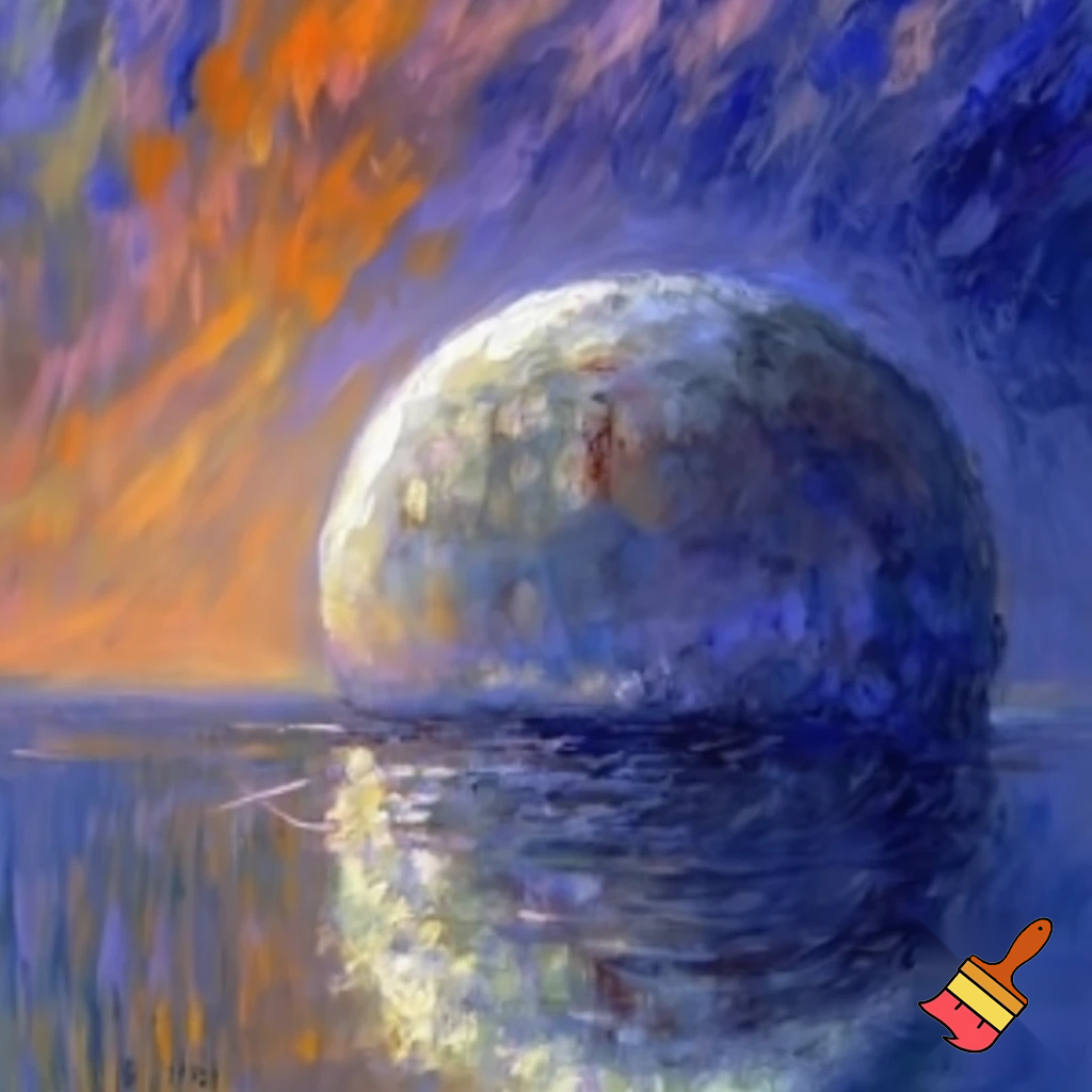 death star monet style