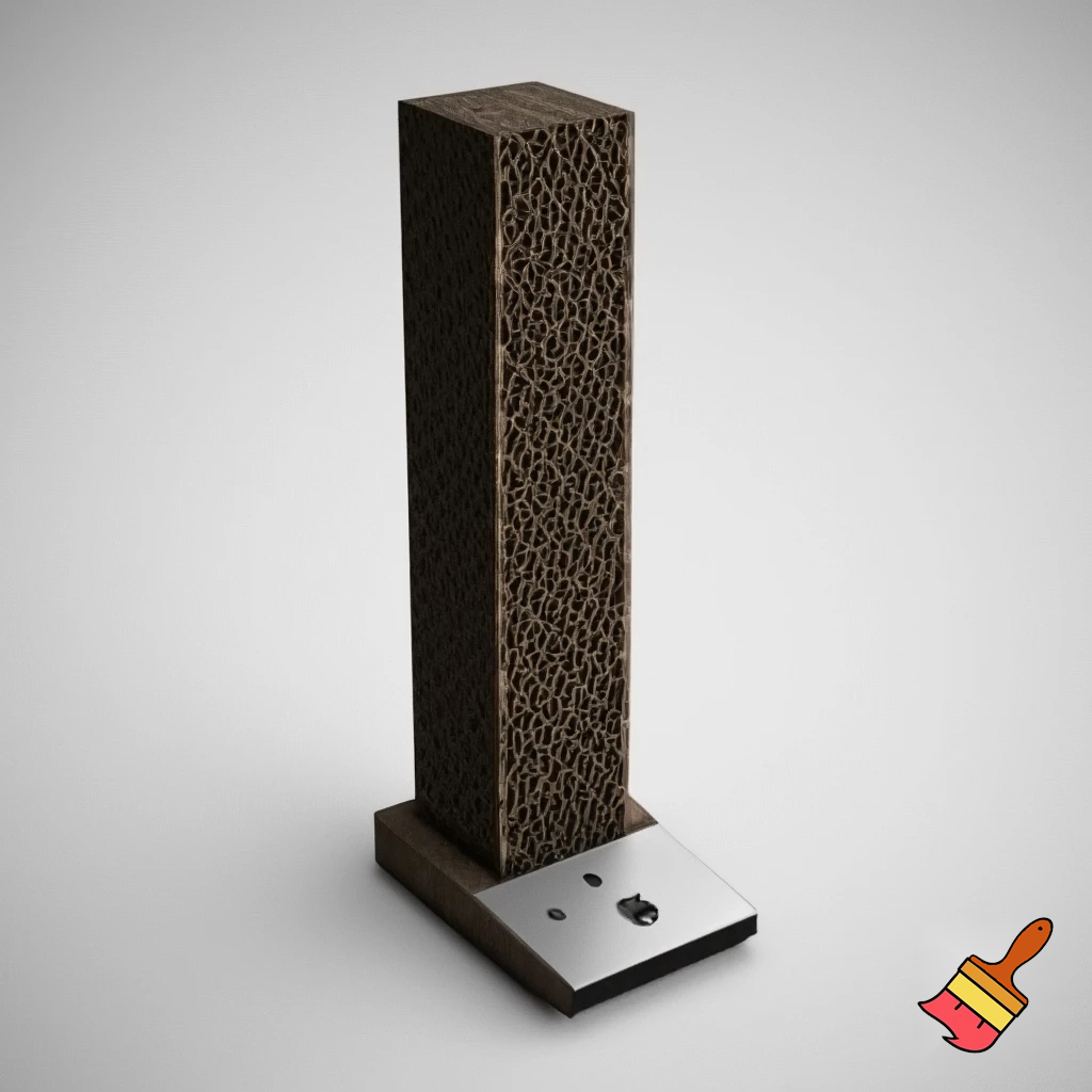 can you generate a light that is a long wooden cuboid and has indentations in it going diamond line diamond line and at the bottom is a base that has a charging socket, a colourchanging button and a on