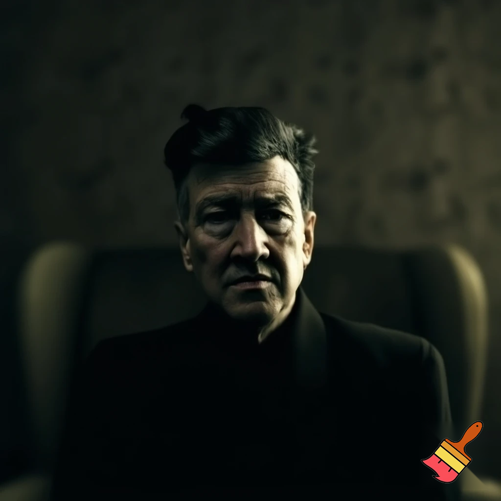 generate a inspired image of David Lynch