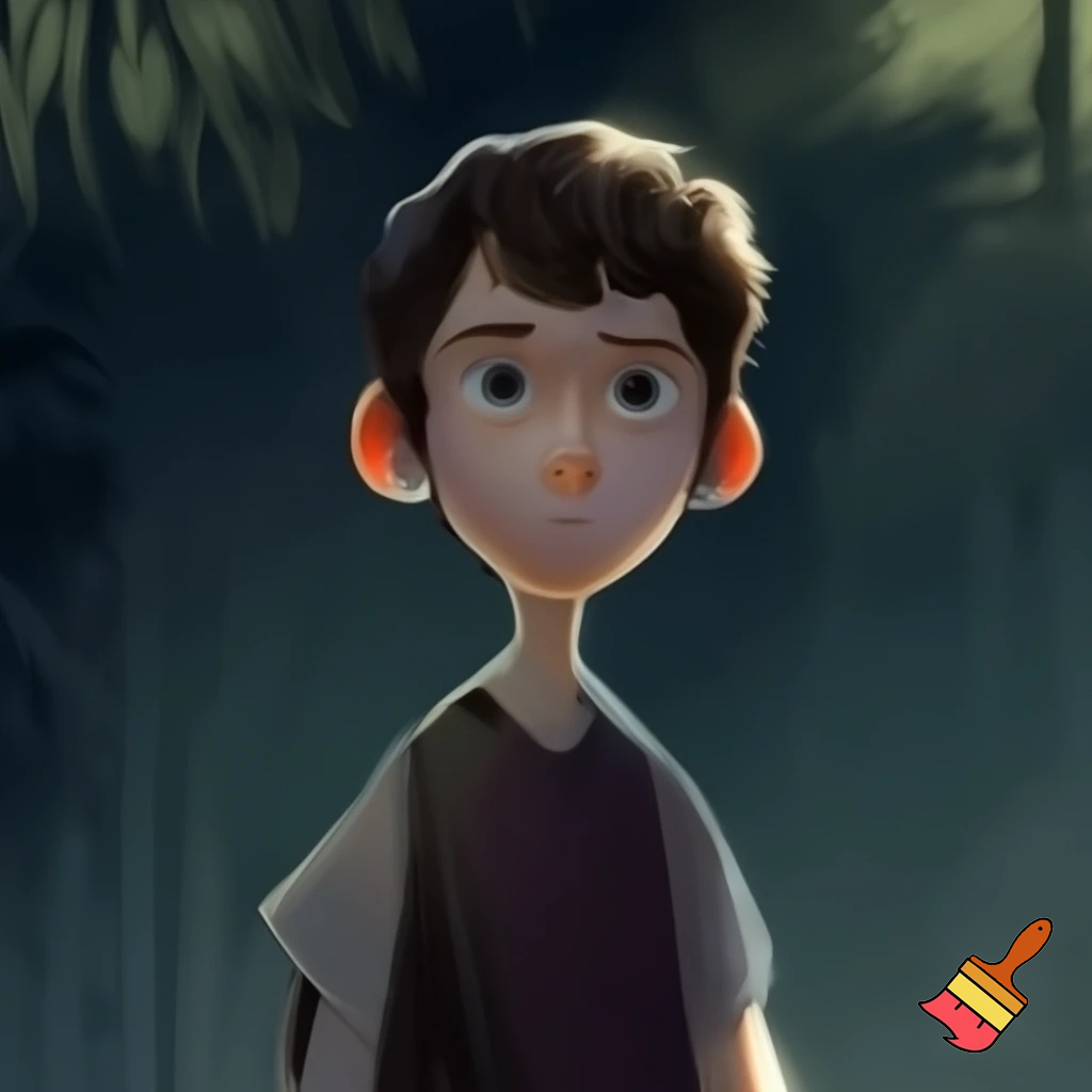A 13 year old boy from the book two wolves named ben