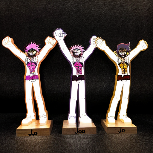 JoJo stand, bad quality, humanoid, there may be different colors, single-color background, manga style, there may be different processes, no hair, no human, no human face