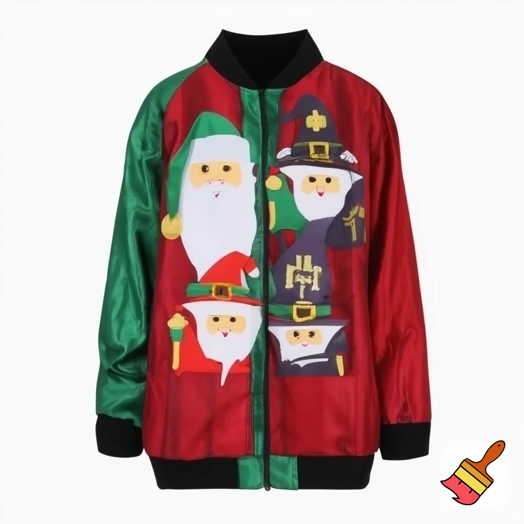 A wizard jacket Christmas jacket Santa Claus wizard