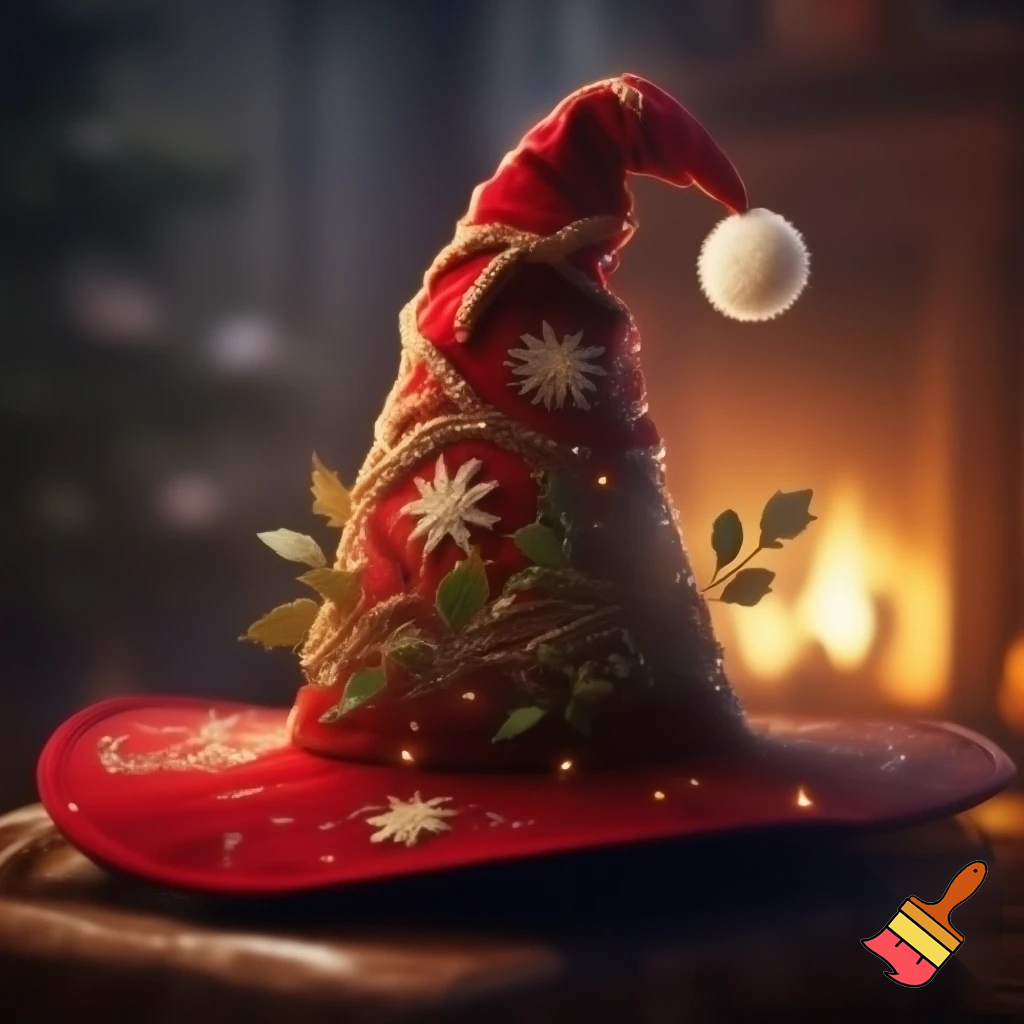 Christmas wizard hat
