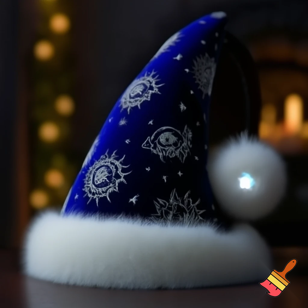 A wizard Christmas hat