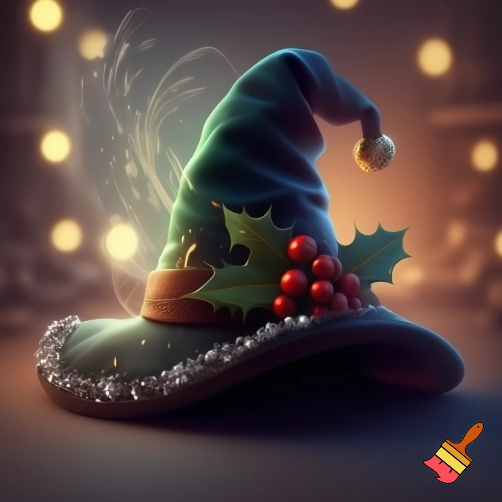 A wizard Christmas hat