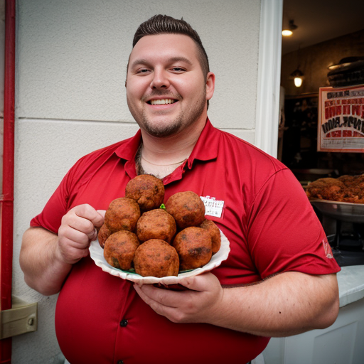 the meatball man from little runmo