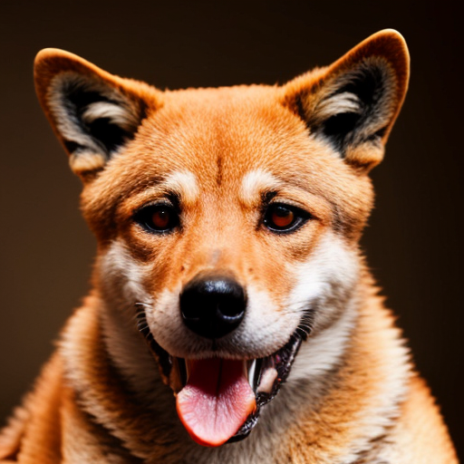 a guy with a dingo on his head and he is licking the screen aggressively 