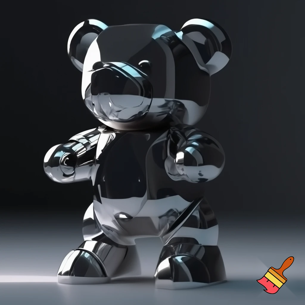 aluminum teddy bear
