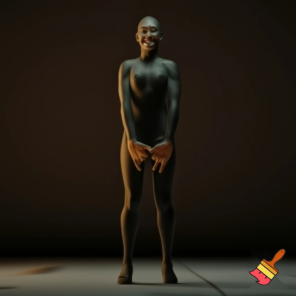 claudia sheinbaum holding hands with the devil and smiling, full body, 