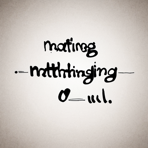 Nothing