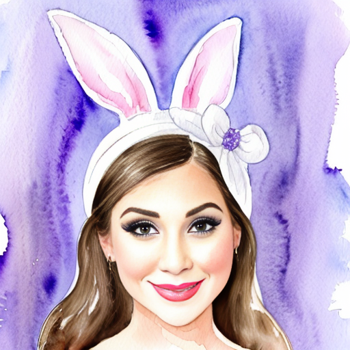 Easter bunny top hat headband, purple, purple and white with gold top hat