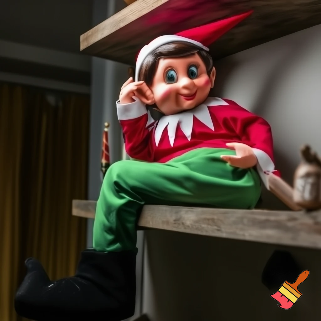 The elf on the shelf a real person