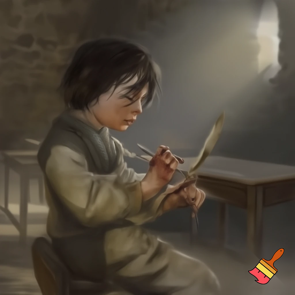 1500s French schoolboy