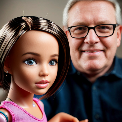 make a three year old barbie with her brother that is ken and dad