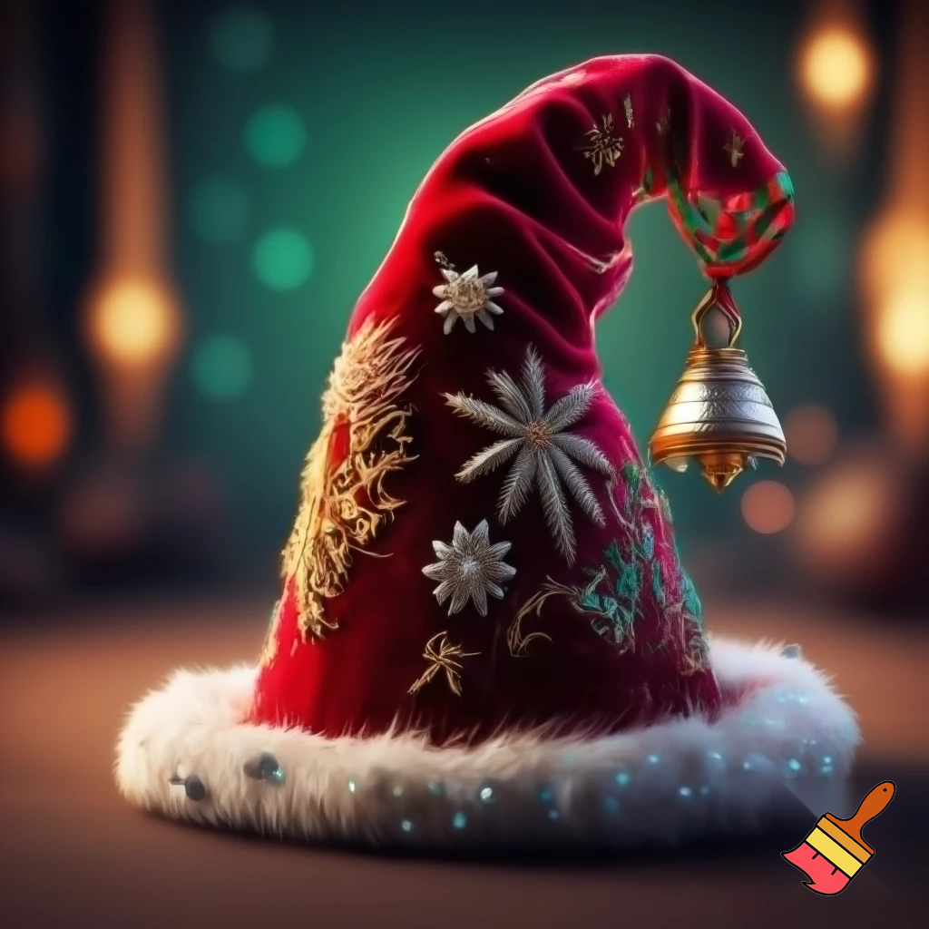 Christmas wizard hat 
