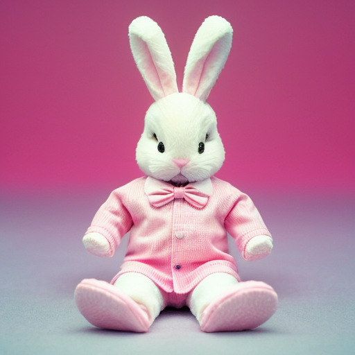 Donald trump in pink bunny rabbit wonssie 