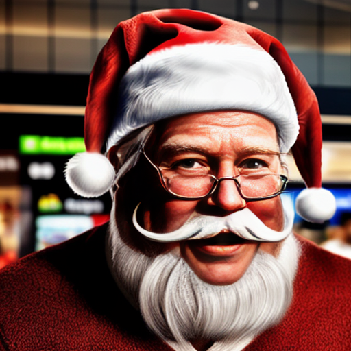 Santa Claus at Cranbourne shopping Centre