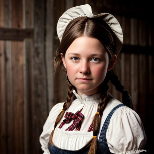 Melissa Gilbers as Laura Ingalls from Little House on Prairie
